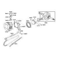 Cylinder - Kolv - Vevparti