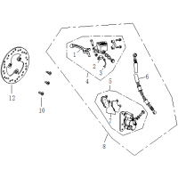 Frambroms - Bromsskiva - Bromsbelägg