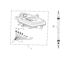 Instrumentpanel - Hastighetsmätarvajer