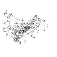 Startmotor - Vänster vevhus