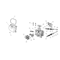 Topplock - Tändstift - Ventiler