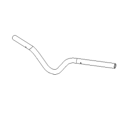 1. Handlebar horizontal pipe