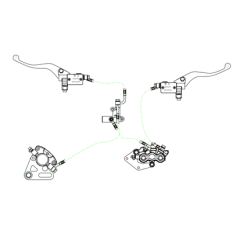 1. CBS disc brake assembly