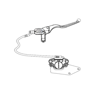 1. front  brake disk assembly