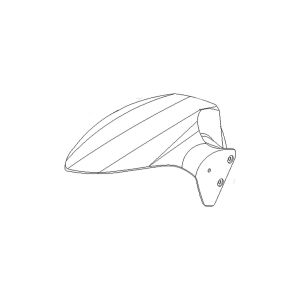 1. FRONT FENDER,ABS (MATTE BLACK)