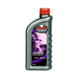 Midland 10w-30 framgaffelolja medium 1L